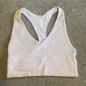 Gilly hicks white racer back bra